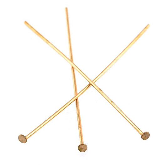 Bronze Flat Head Pin, 0.57mm, 1/2-Hard