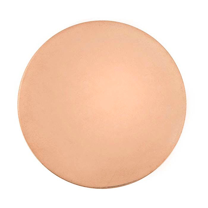 Copper 10mm Disc, 1.02mm, 1/2-Hard