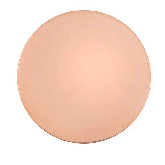 Disque en cuivre 31,8 mm, 1,02 mm, 1/2 dur