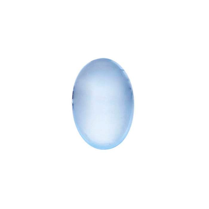 Swiss-Blue Topaz Oval Cabochon