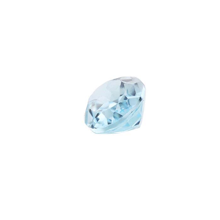 Sky-Blue Topaz Oval Faceted Gemstone