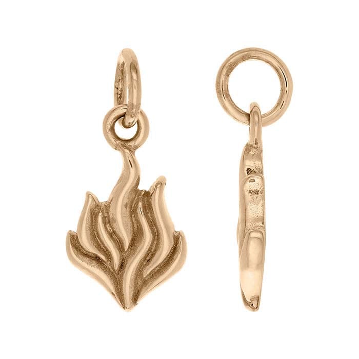 Ciondolo Fiamma in Bronzo