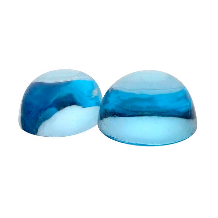 Swiss-Blue Topaz Oval Cabochon