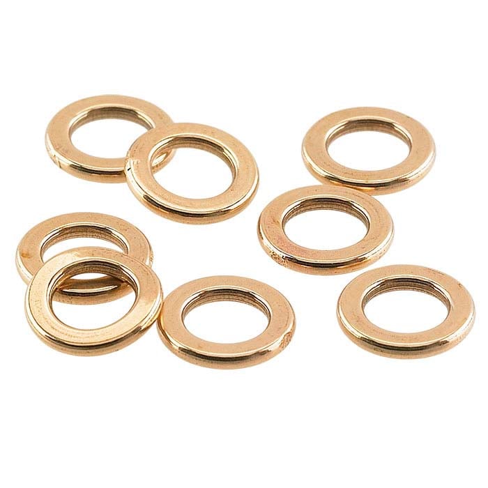 Bronze Flat Round Closed Ring