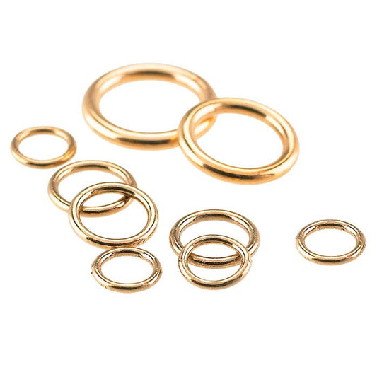 Anello chiuso tondo in bronzo 6,8 mm