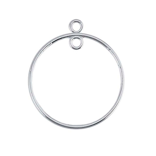 Sterling Silver Round Component