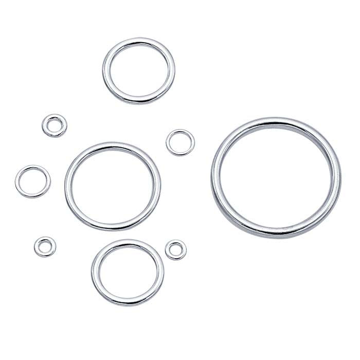 Sterling Silver Round Closed Ring