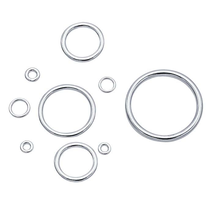 Sterling Silver Round Closed Ring