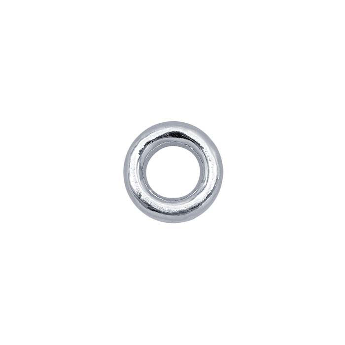 Sterling Silver Round Closed Ring