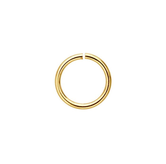 14/20 Gult Guld-Fyllt 4,5 mm Rund Hoppring