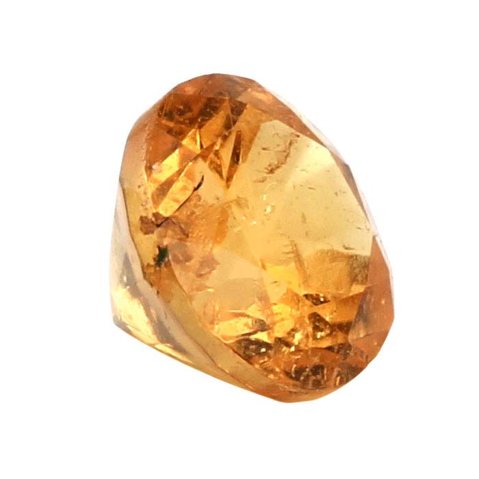 Spessartite Garnet Round Faceted Gemstone