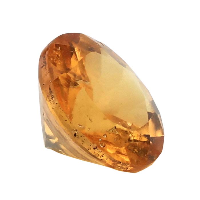 Spessartite Garnet Round Faceted Gemstone