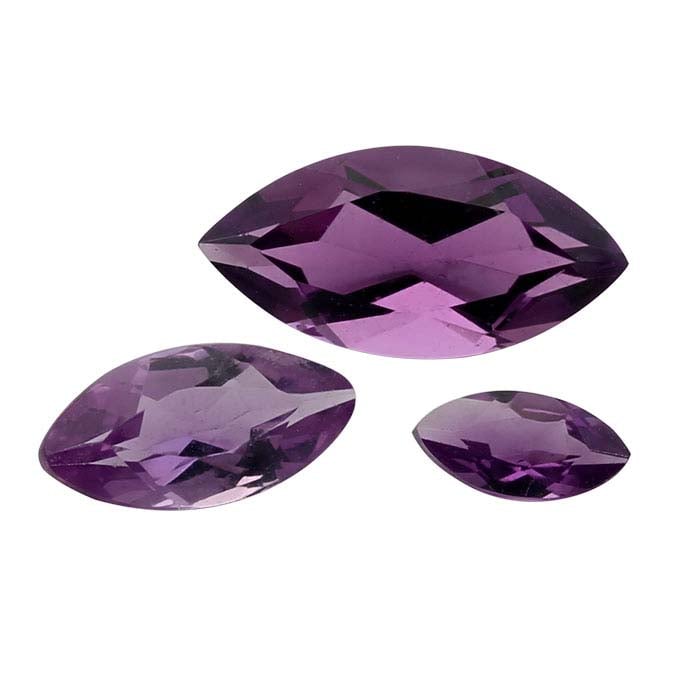Amethyst Marquise Faceted Gemstone