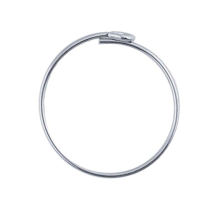 0.71mm Beading Hoop Earring