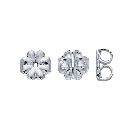 Sterling Silver 5mm dia. Heavyweight Friction Ear Nut