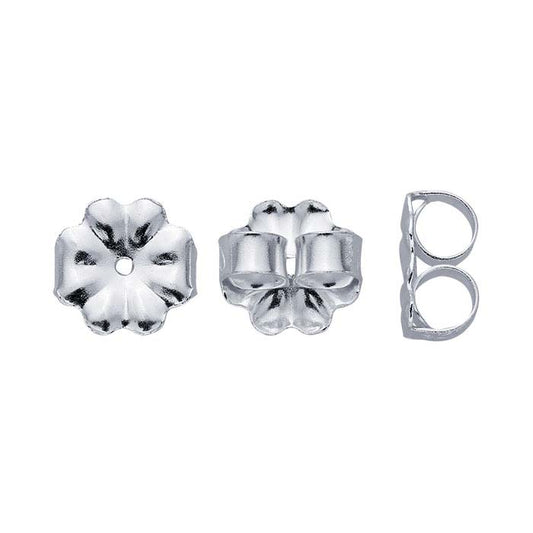 Sterling Silver 7mm dia. Medium-Weight Friction Ear Nut
