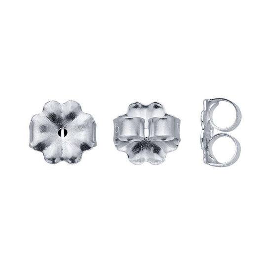 Sterling Silver 7mm dia. Medium-Weight Friction Ear Nut
