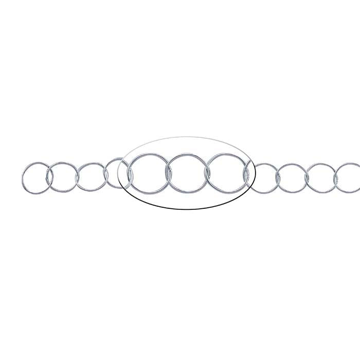 Sterling Silver Round Cable Chain