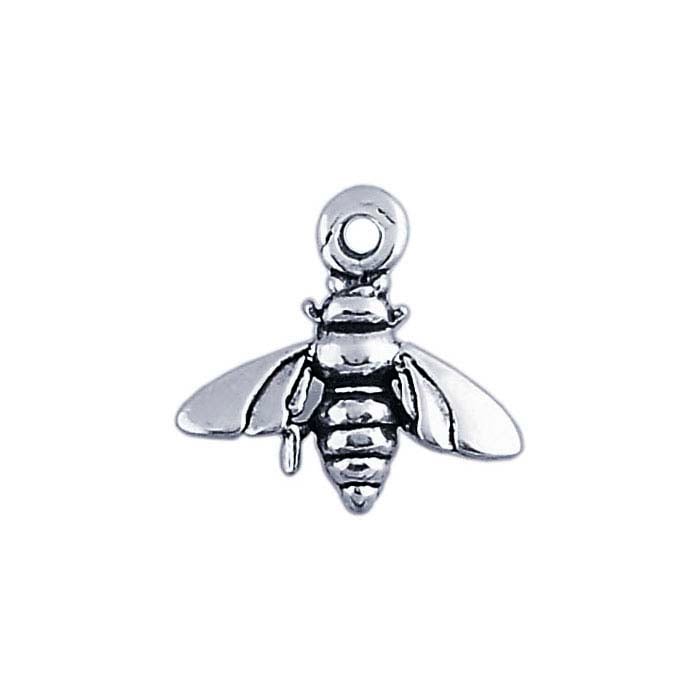 Sterling Silver 3D Honey Bee Charm
