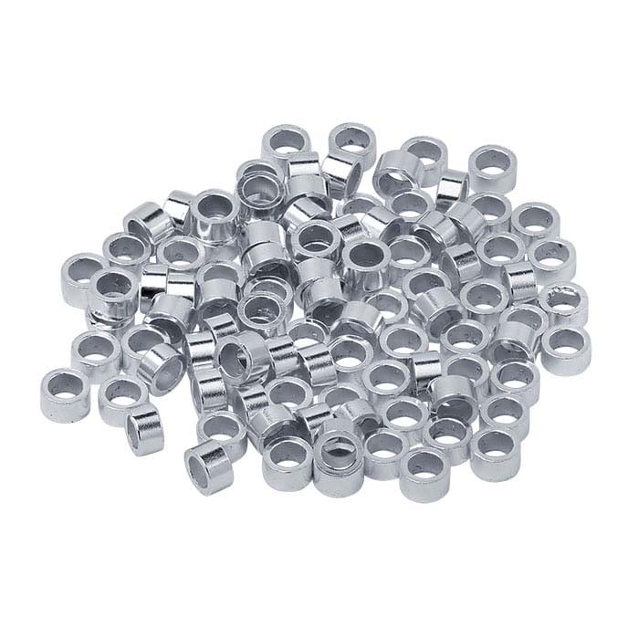 Sterling Silver Tube Crimp Bead