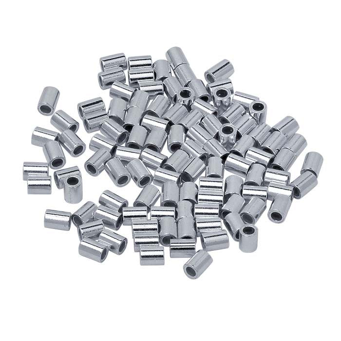 Sterling Silver Tube Crimp Bead