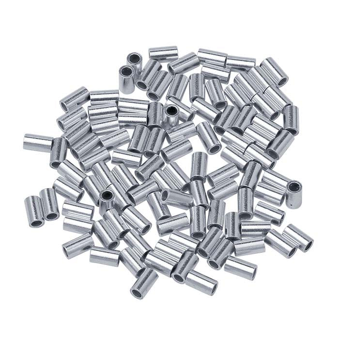 Sterling Silver Tube Crimp Bead
