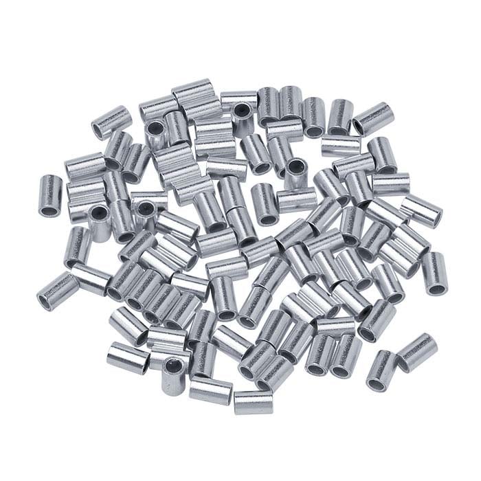 Sterling Silver Tube Crimp Bead