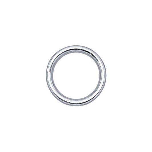 Sterling Silver Round Closed Ring