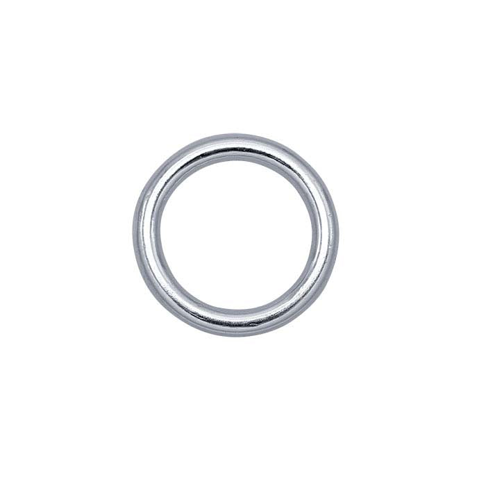Sterling Silver Round Closed Ring