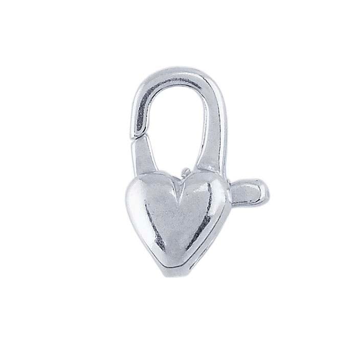 Sterling Silver Heart Lobster Clasp