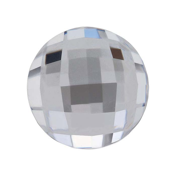 CZ Round Rose-Cut Cabochon