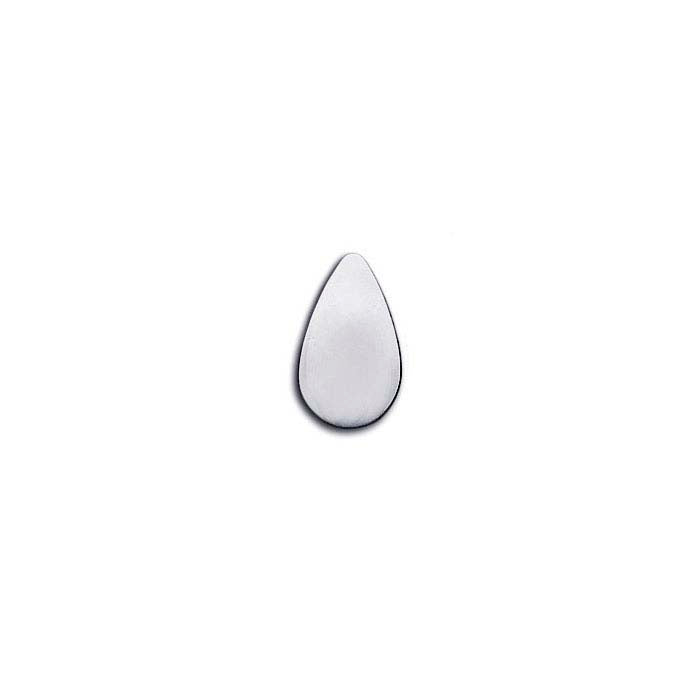 Stampo a goccia in argento sterling 15 x 9mm, 0,40mm