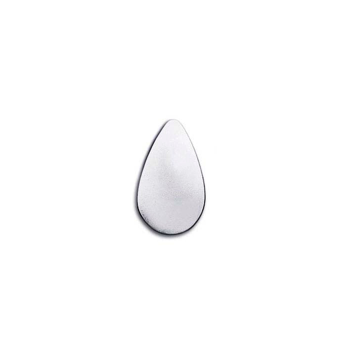 Stampo a goccia in argento sterling 20 x 12mm, 0,40mm