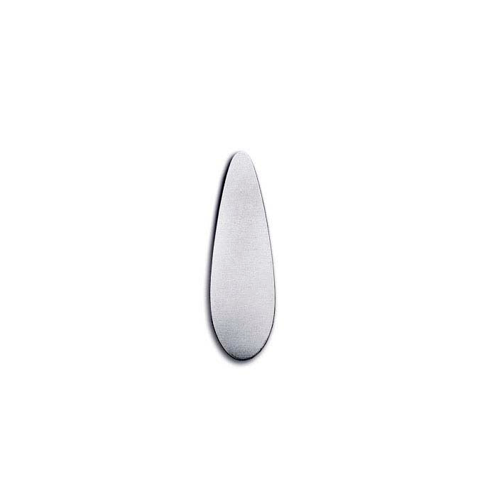 Sterling Zilver 25 x 8mm Druppelvormige Stempel, 0.40mm