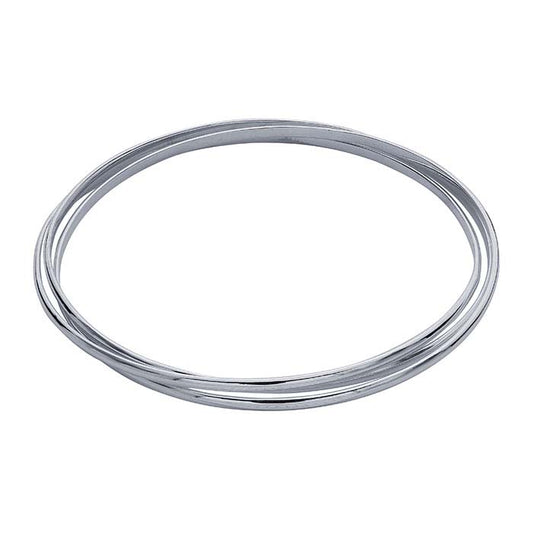 Armreif aus Sterlingsilber mit drei ineinandergreifenden Ringen