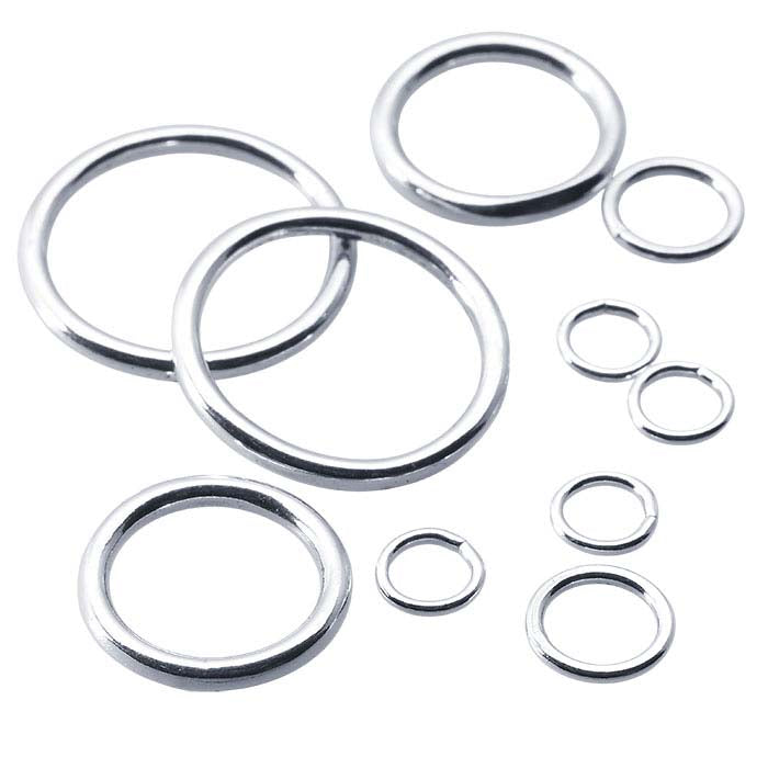 Sterling Silver Round Closed Ring