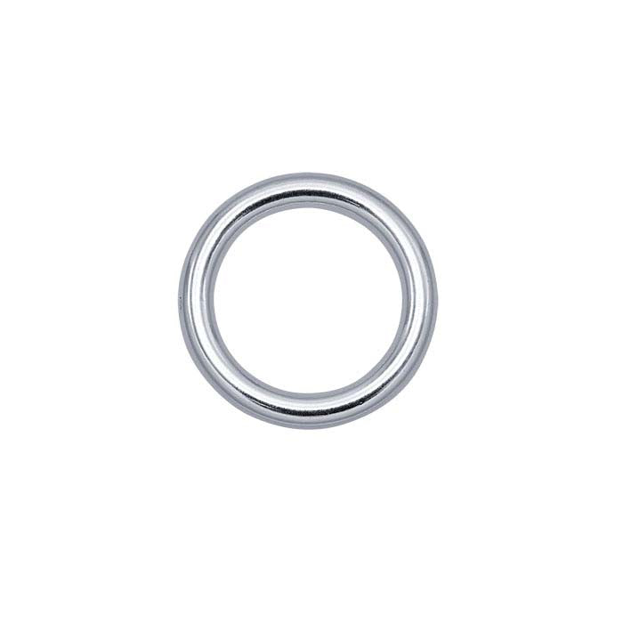 Sterling Silver Round Closed Ring