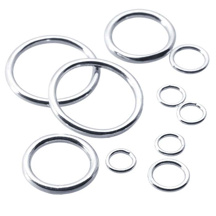 Sterling Silver Round Closed Ring