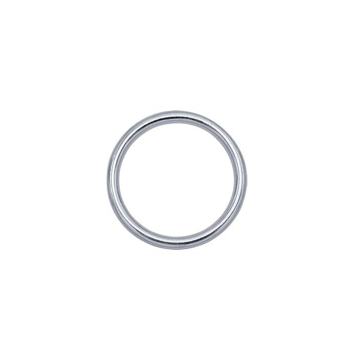 Sterling Silver Round Closed Ring