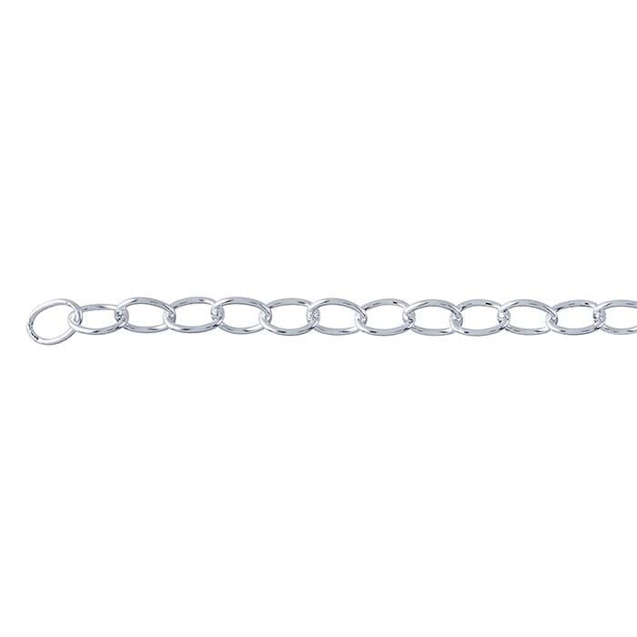 Sterling Silver Oval Cable Chain