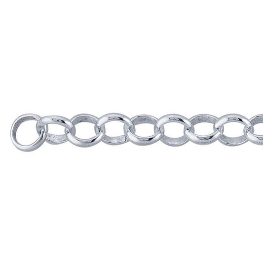 Sterling Silver Round Rolo Chain