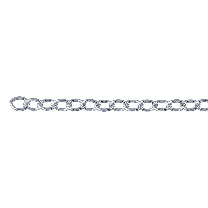 Sterling Silver Oval Cable Chain