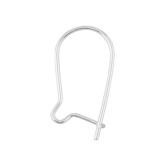 Sterling Silver Kidney Ear Wire