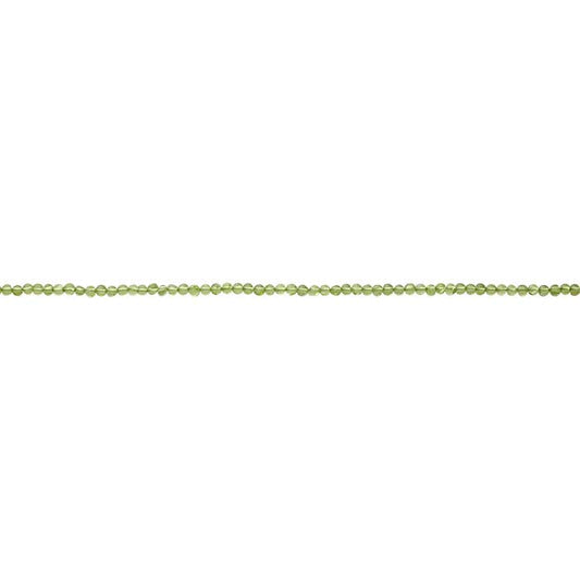Premium Peridot Round Bead Strand