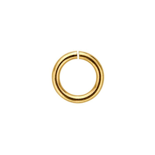 14/20 Gult Guld-Fyllt 3,5 mm Rund Hoppring