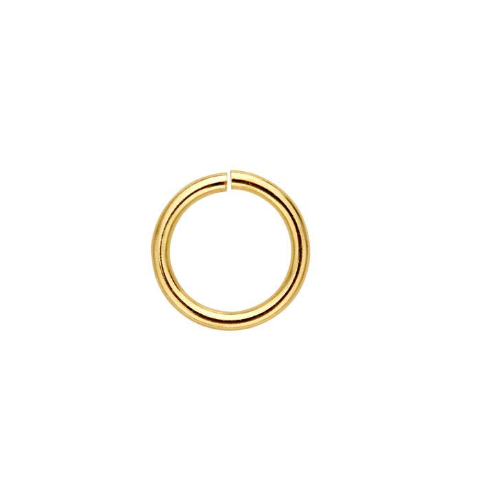 Anello di giunzione tondo 4mm in oro giallo 14/20 gold-filled