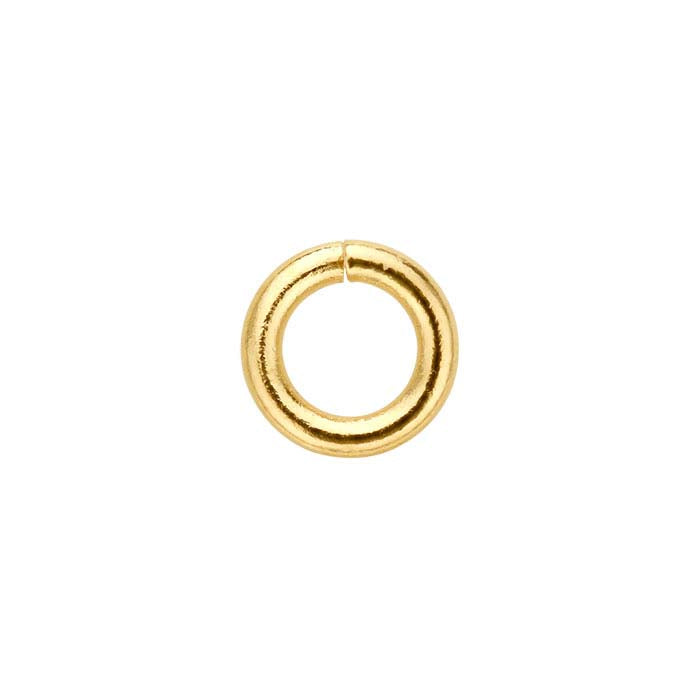 Anello di giunzione tondo 4mm in oro giallo 14/20 gold-filled
