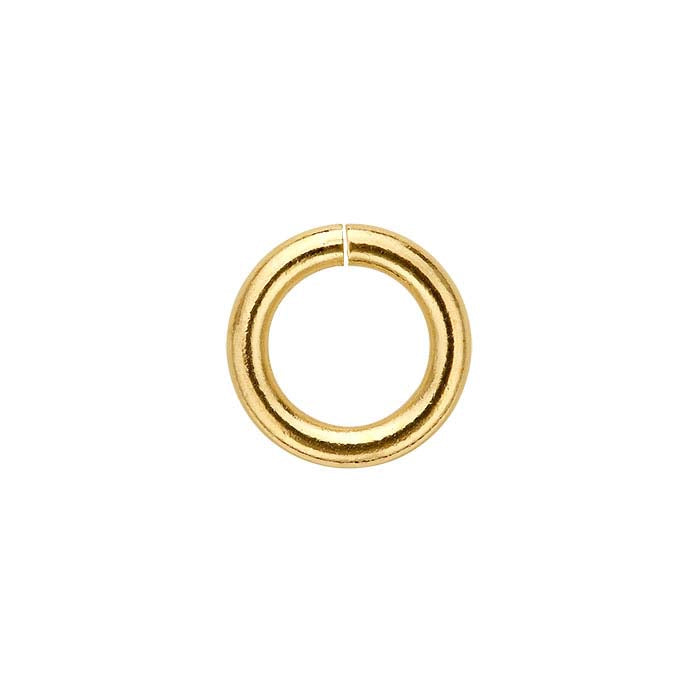 Anello di giunzione tondo 6mm in oro giallo 14/20 gold-filled