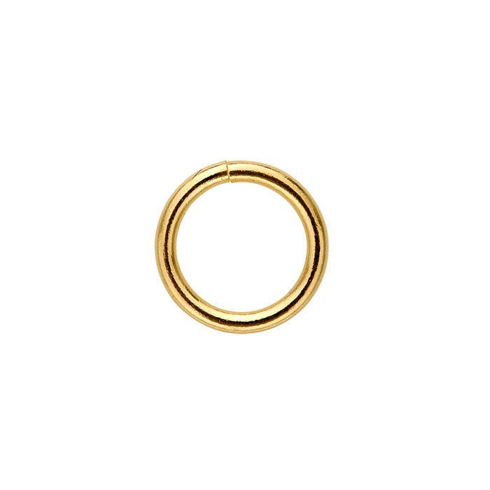 Anello di giunzione tondo 7,5 mm in oro giallo 14/20 gold-filled