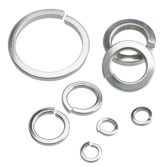 Sterling Silver 6mm ID Round Square-Wire Jump Ring